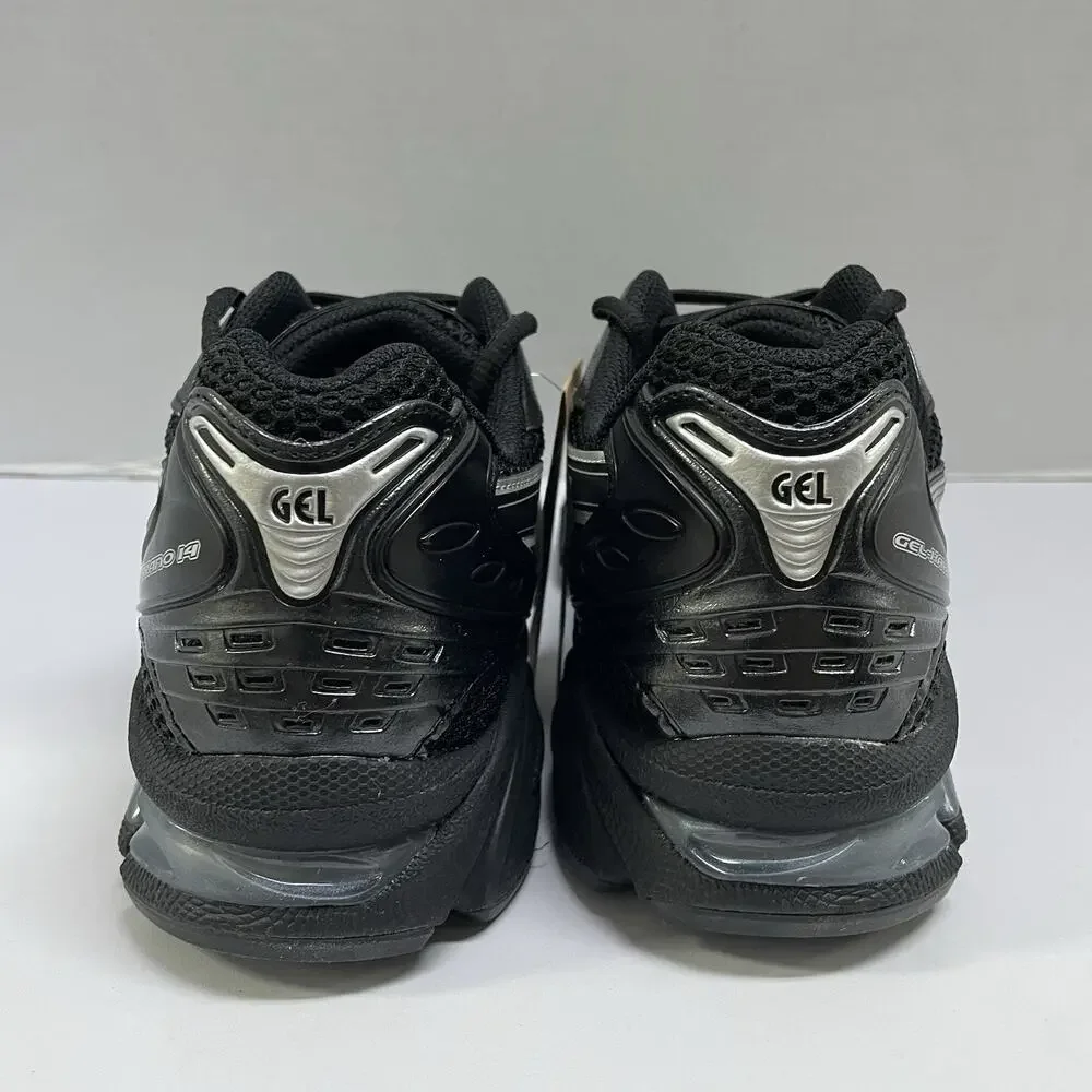 ASICS Gel Kayano 14 Black Pure Silver 1201A019 006 Size 11 Runner Workout Mesh